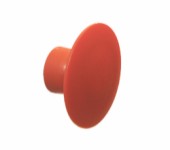 Knag rund U-design Ø50 mm.  - orange