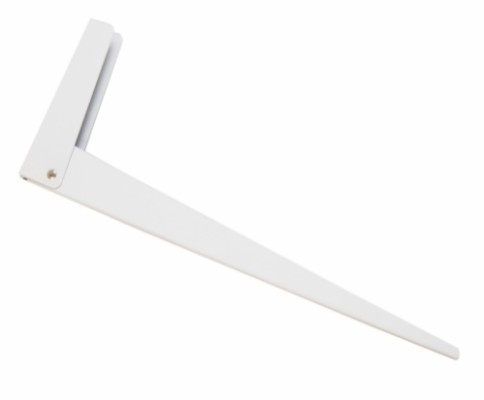 Foldbar bordbæring 400x160 mm. - hvid