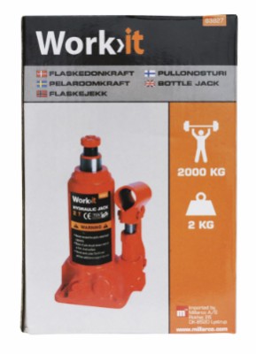 Flaskedonkraft 2 ton