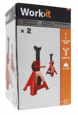 Støttebukke 2 ton, 2 stk.