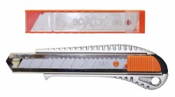 Hobbykniv 18 mm inkl. 10 ekstra knivblade